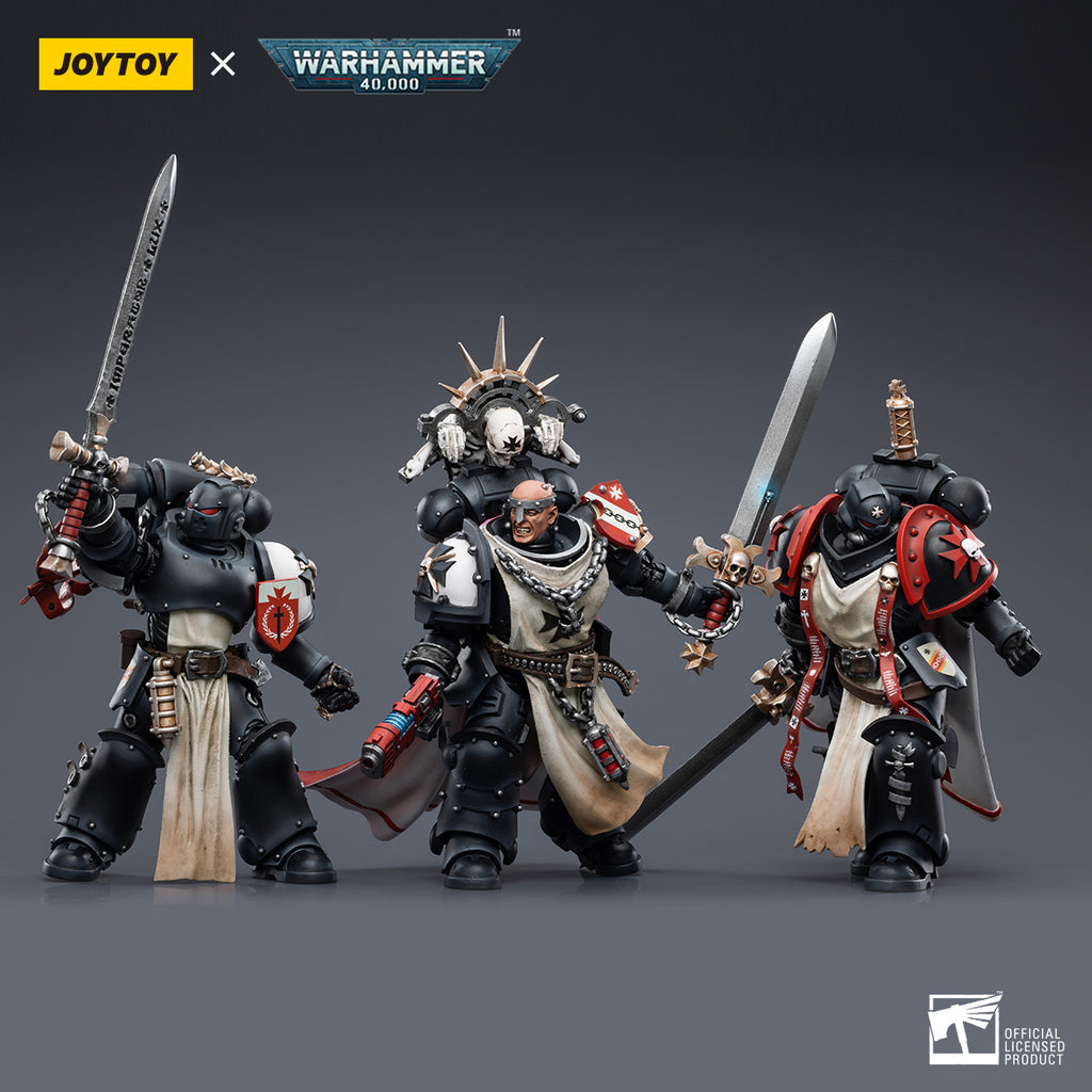 JoyToy 1/18 Warhammer 40K Black Templars Squad