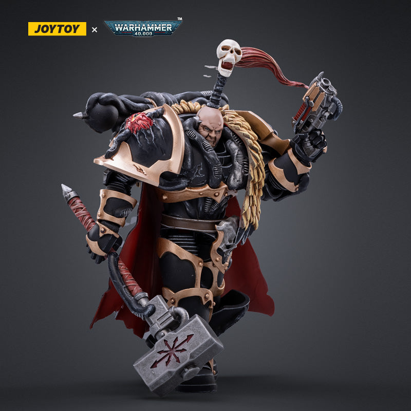 JoyToy 1/18 Warhammer 40K Black Legion Chaos Lord Khalos the Ravager