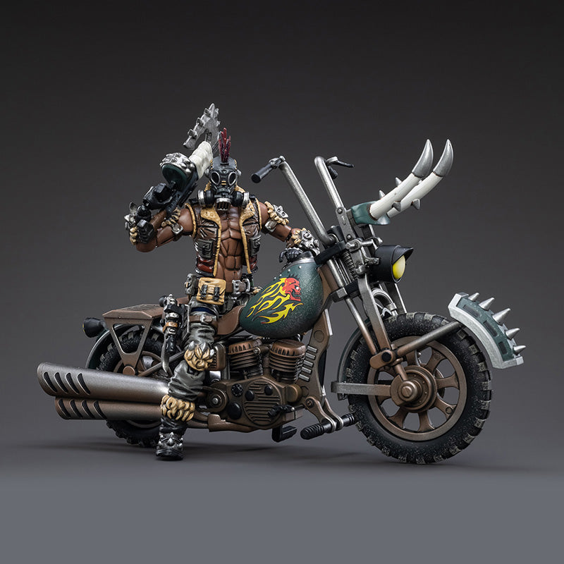 JoyToy 1/18 Action Figures and Motorcycle The Cult of San Reja - Logan and Hell Walker H20